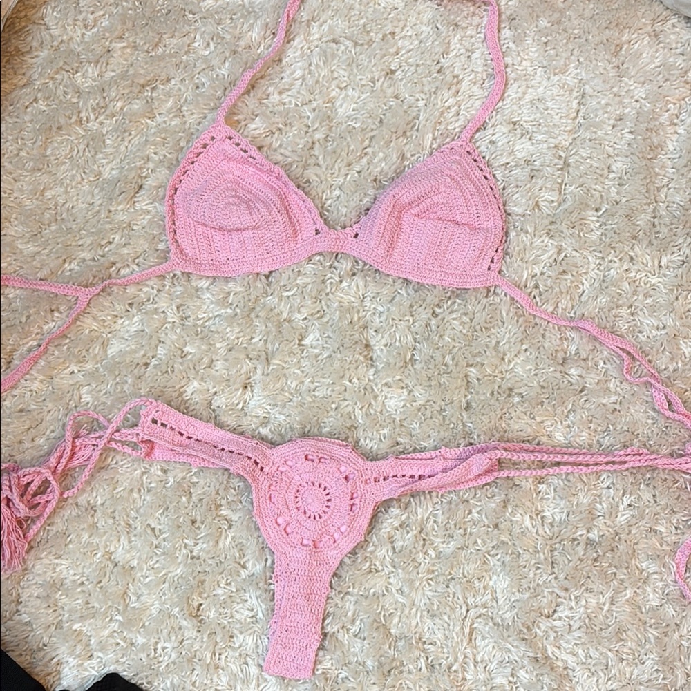 Andi Bagus Crochet Bikini Set
